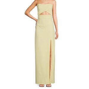 Lulus Extravagant Strapless Column Long Dress
